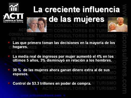 La creciente influencia de las mujeres en los viajes