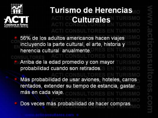 Turismo de Herencias Culturales