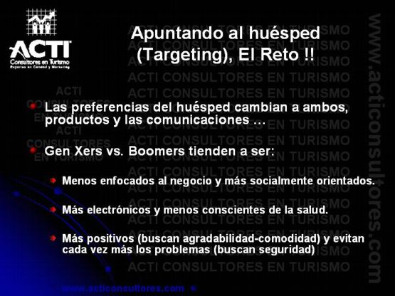 Apuntando al huesped, Targeting