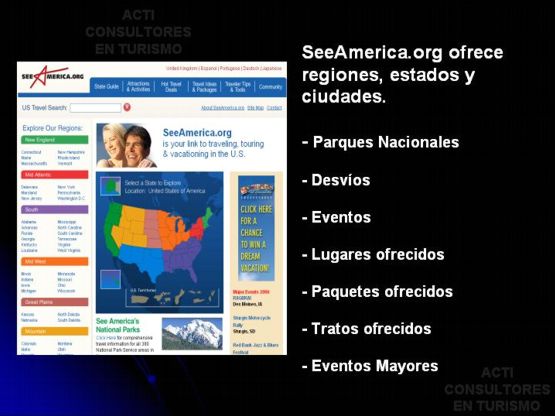 Web site turisticos