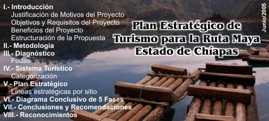 Plan Estrategico de Turismo para la Ruta Maya, Estado de Chiapas, Mexico